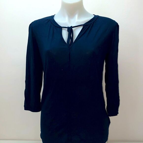 🔥 Gap top women’s  size small P New  navy blue - Picture 1 of 3